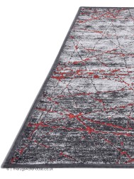 Trattino Red Rug - Thumbnail - 7