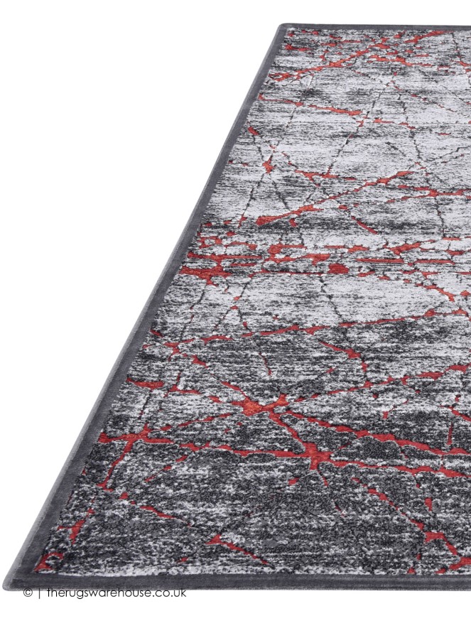 Trattino Red Rug - 7