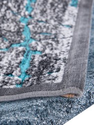 Trattino Blue Rug - Thumbnail - 4