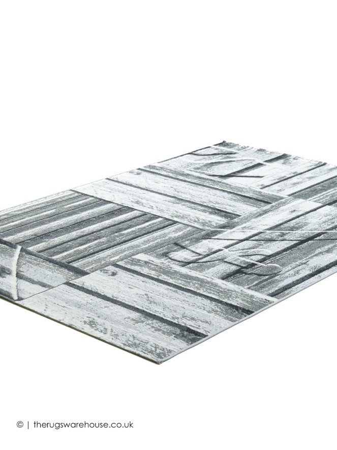 Beach Hut Grey Rug - 8