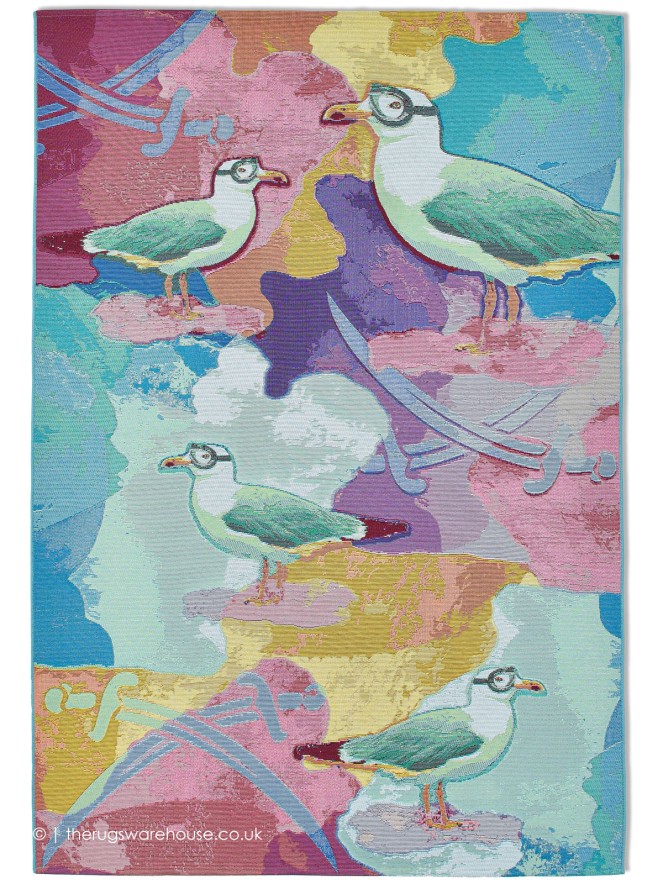 Racing Seagulls Rug - 2