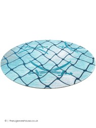 Aquarius Circle Rug - Thumbnail - 7