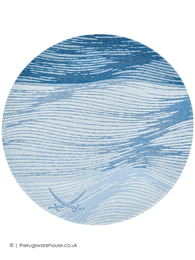 Aquatic Circle Rug - 2