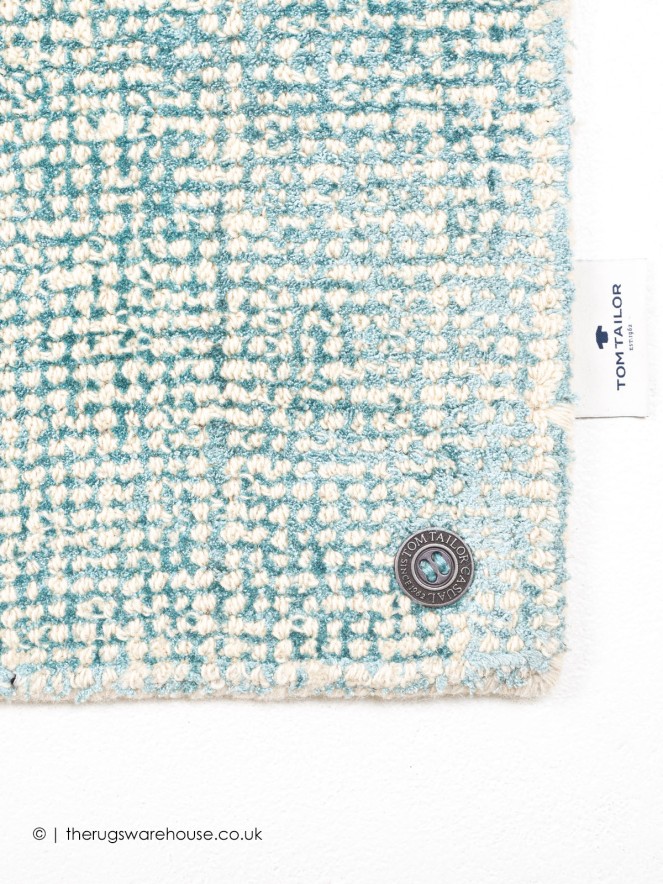 Groove Turquoise Rug - 4