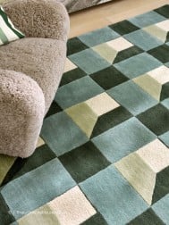 Blocks Fern Rug - Thumbnail - 3