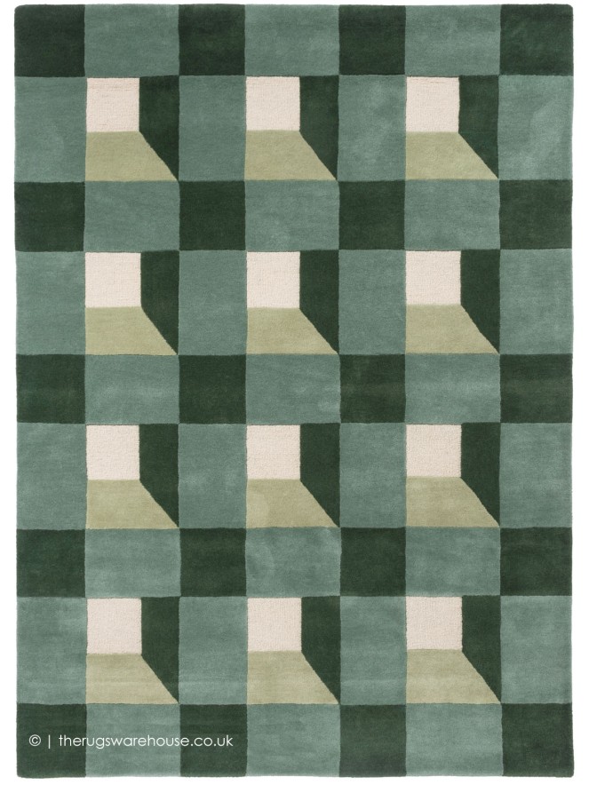 Blocks Fern Rug - 7