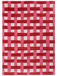 Basket Weave Coral Rug - Thumbnail - 10