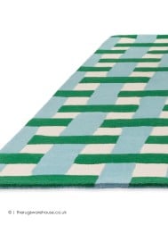 Basket Weave Emerald Rug - Thumbnail - 9