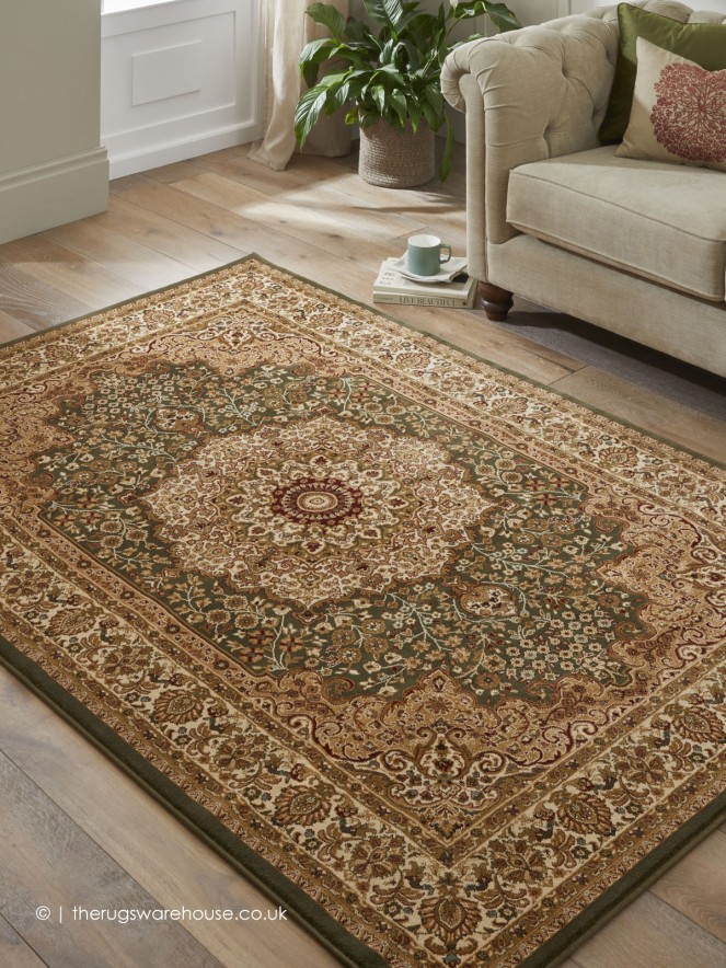 Timur Green Rug - 2