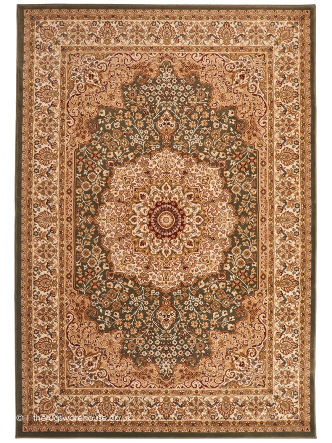 Timur Green Rug - 6