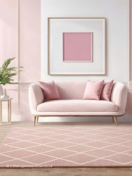 Albany Geo Pink Rug - Thumbnail - 2