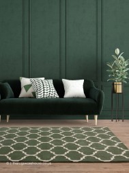 Albany Ogee Green Rug - Thumbnail - 2