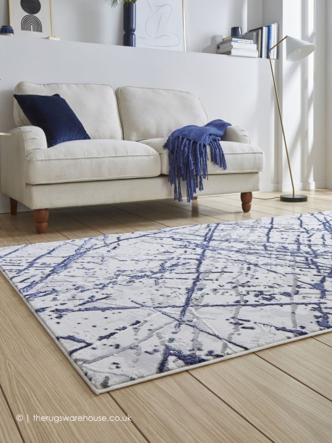 Dina Blue Rug - 2