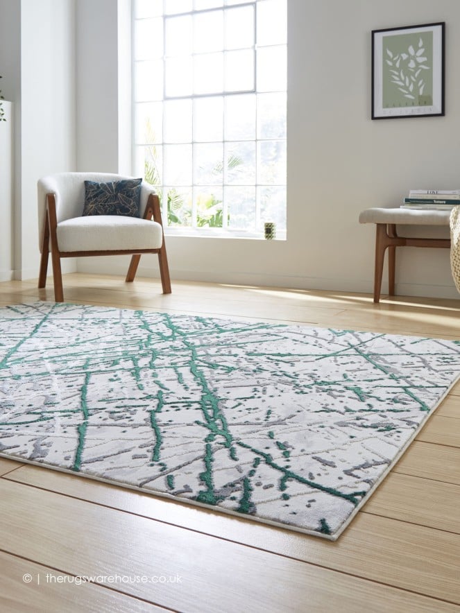 Dina Green Rug - 2