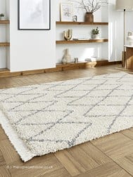 Mohad Cream Grey Rug - Thumbnail - 3