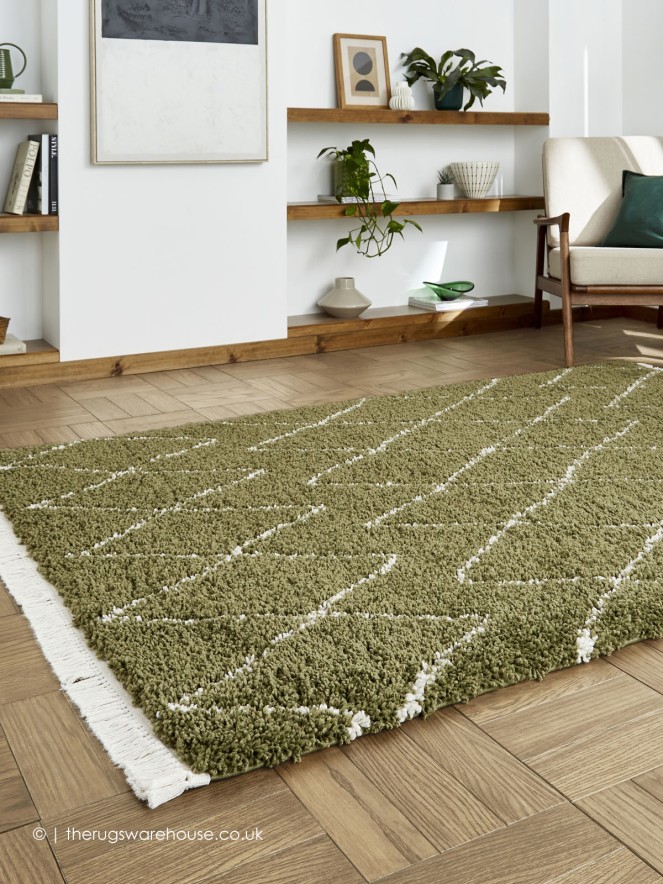 Mohad Green Rug - 3