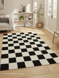 Satu Black White Rug - Thumbnail - 2