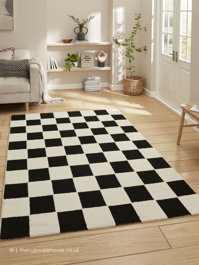 Satu Black White Rug - 2