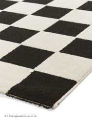 Satu Black White Rug - Thumbnail - 4