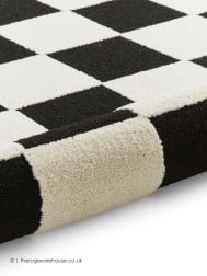 Satu Black White Rug - Thumbnail - 5