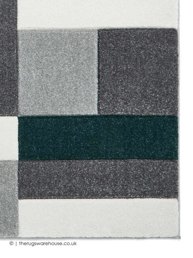 Polygons Green Rug - 6