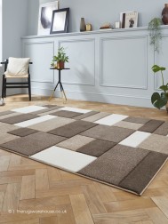 Polygons Brown Rug - Thumbnail - 3