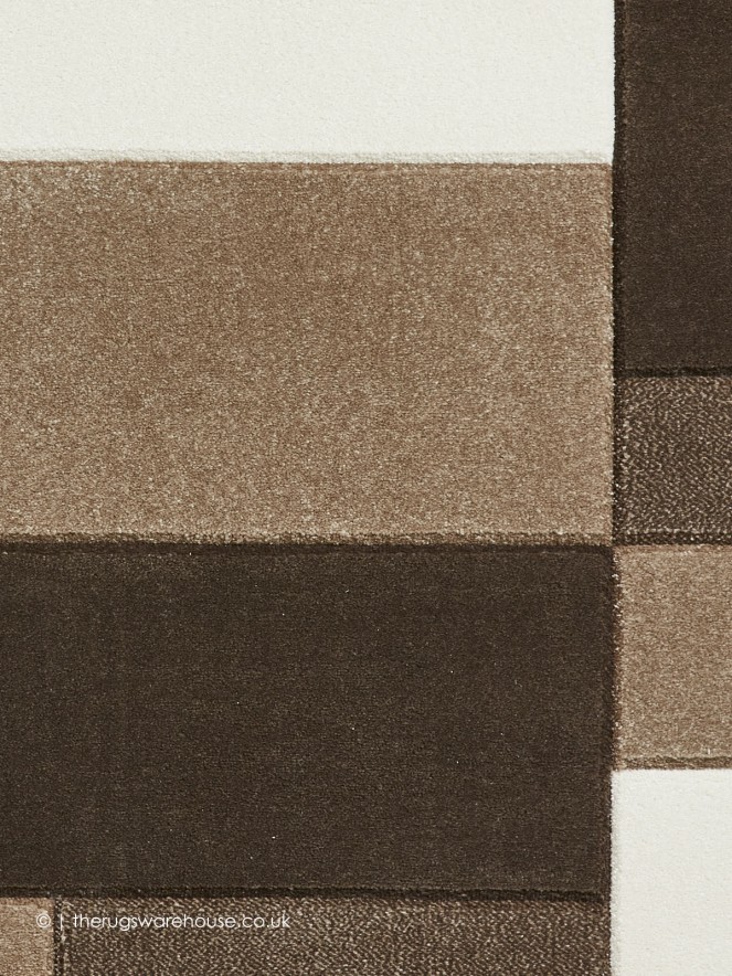 Polygons Brown Rug - 7