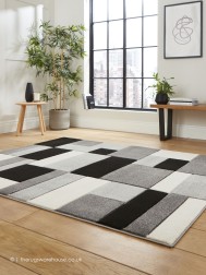 Polygons Grey Rug - Thumbnail - 3