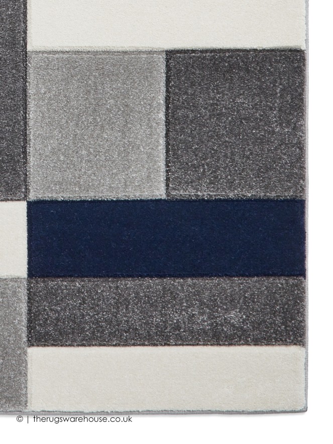 Polygons Navy Rug - 6