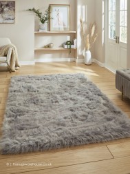 Polar Plush Grey Rug - Thumbnail - 2