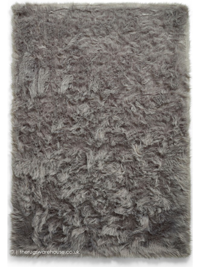 Polar Plush Grey Rug - 9