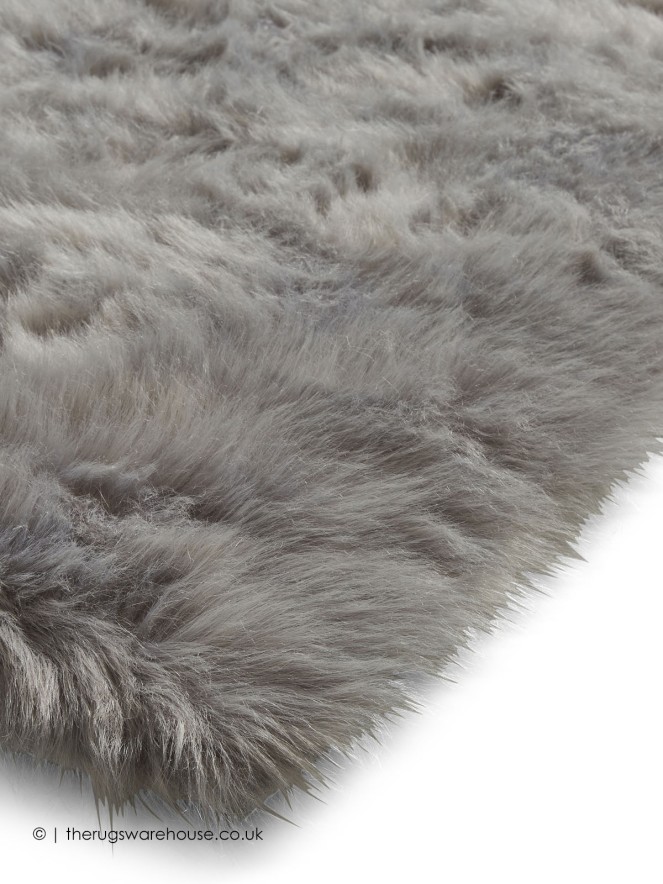 Polar Plush Grey Rug - 5