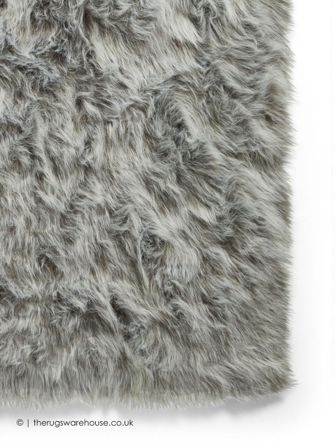 Polar Plush Light Grey Rug - 7