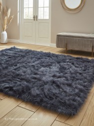 Polar Plush Navy Rug - Thumbnail - 3