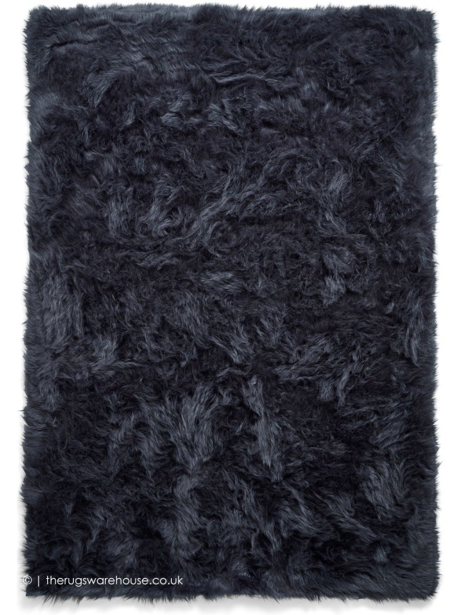 Polar Plush Navy Rug - 9