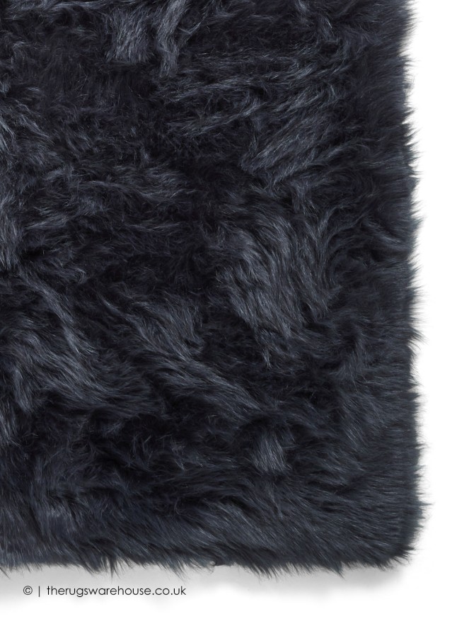 Polar Plush Navy Rug - 7