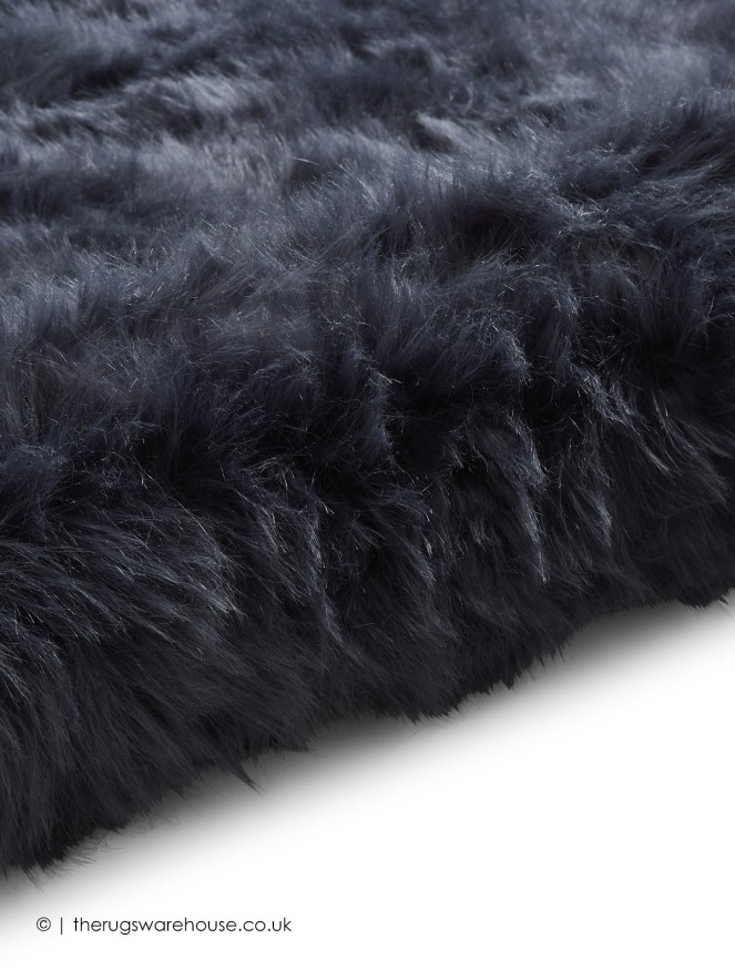 Polar Plush Navy Rug - 6