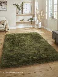 Polar Plush Olive Rug - Thumbnail - 2