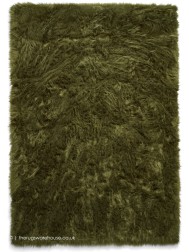 Polar Plush Olive Rug - Thumbnail - 9