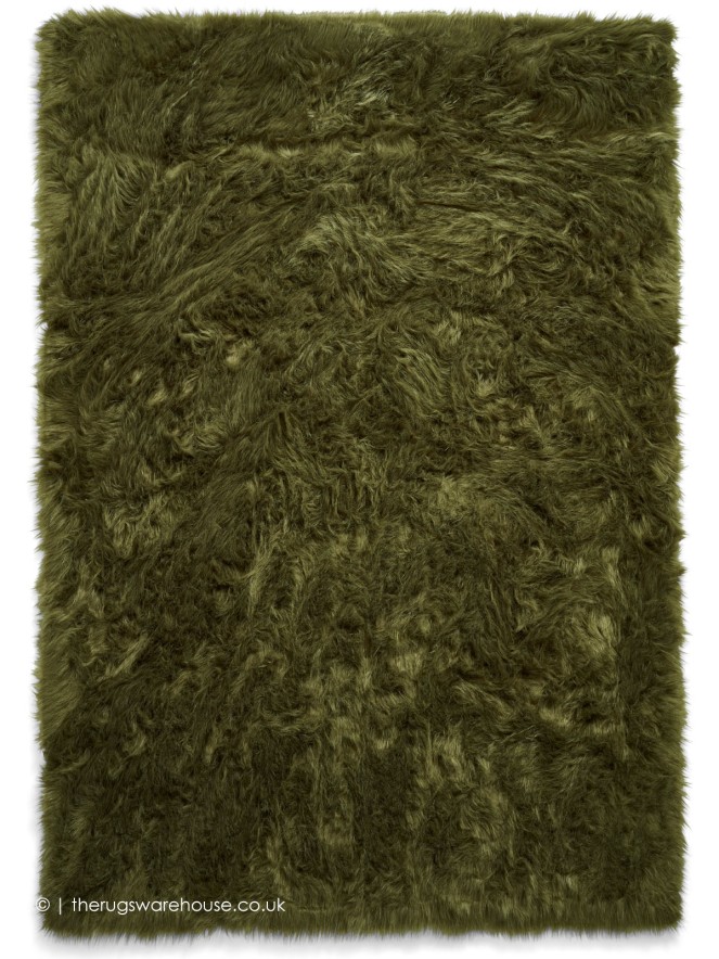 Polar Plush Olive Rug - 9