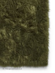 Polar Plush Olive Rug - Thumbnail - 7