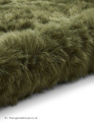 Polar Plush Olive Rug - Thumbnail - 6