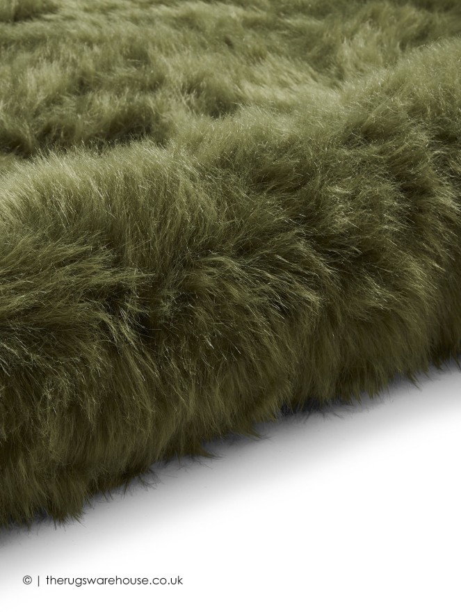 Polar Plush Olive Rug - 6