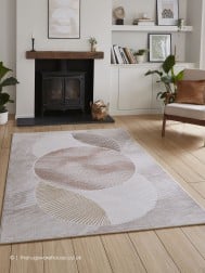 Sayuri Bronze Beige Rug - Thumbnail - 2