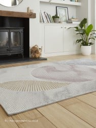 Sayuri Pink Blue Rug - Thumbnail - 3