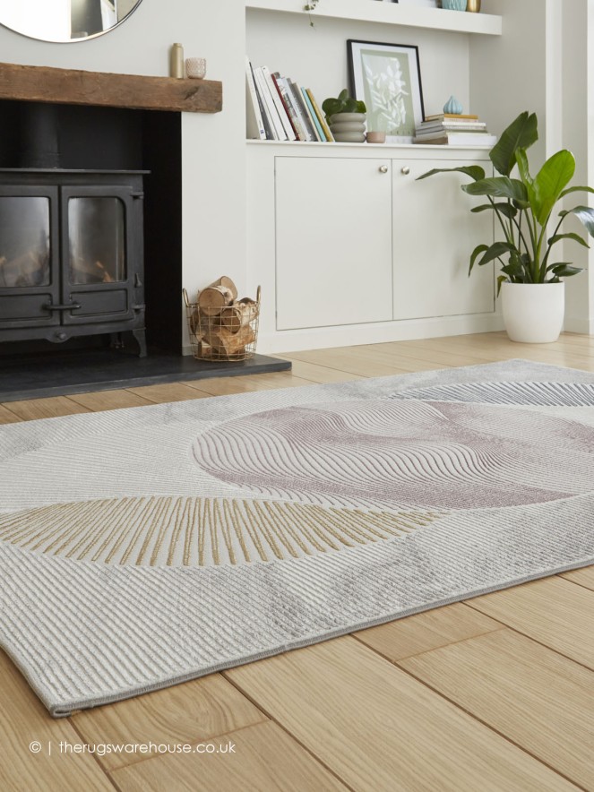 Sayuri Pink Blue Rug - 3