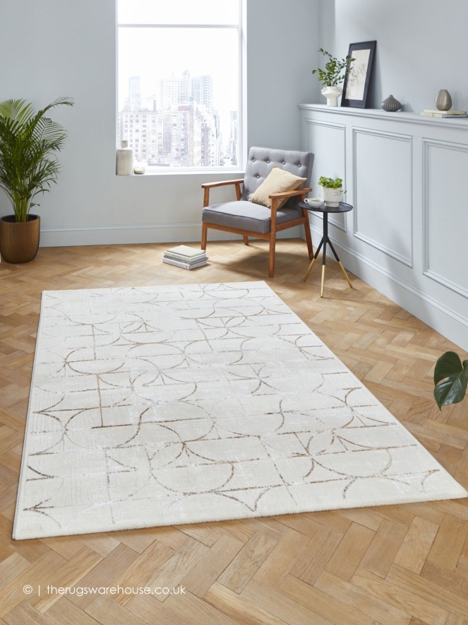 Willow Beige Silver Rug - 2