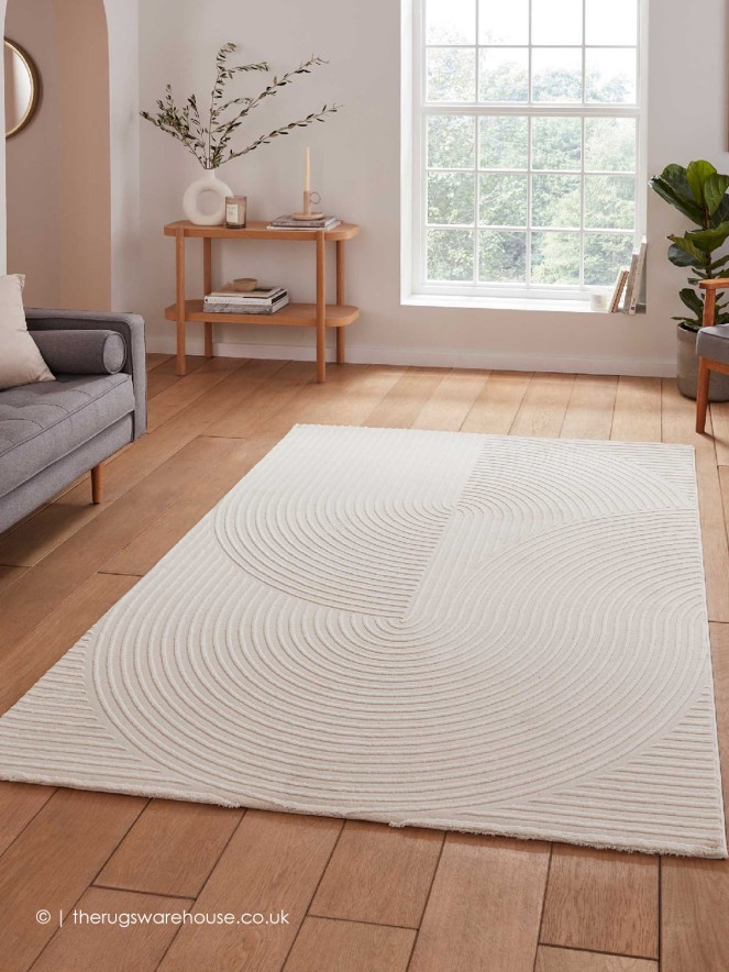 Rhythm Cream Rug - 2