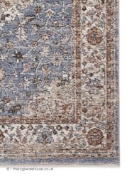 Tashkan Blue Terra Rug - Thumbnail - 6