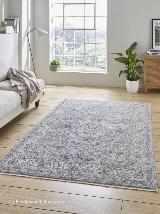 Tashkan Blue Rug - 2